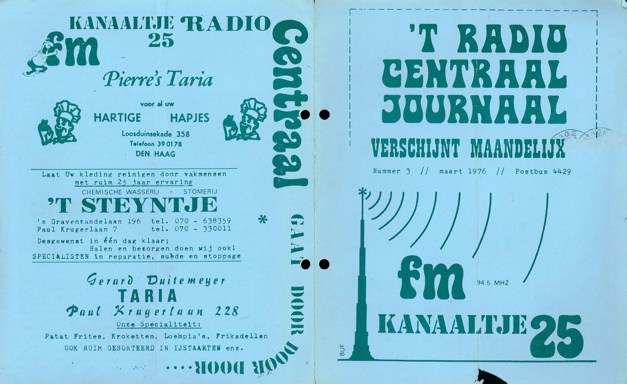 Radio Centraal Journaal - 19760300