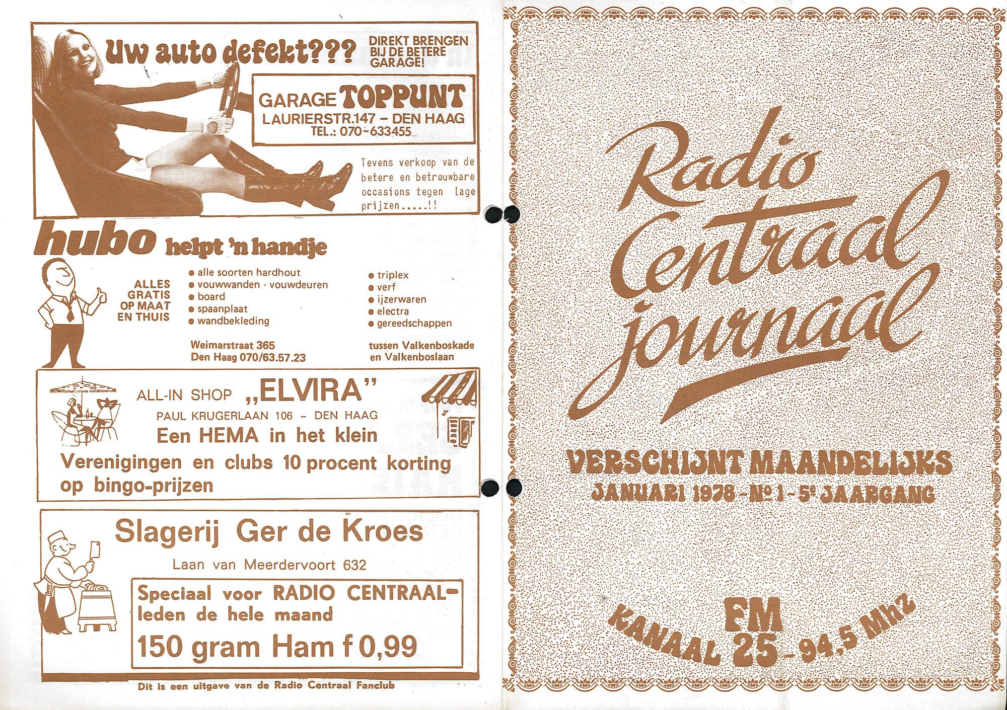 Radio Centraal Journaal - 19780100