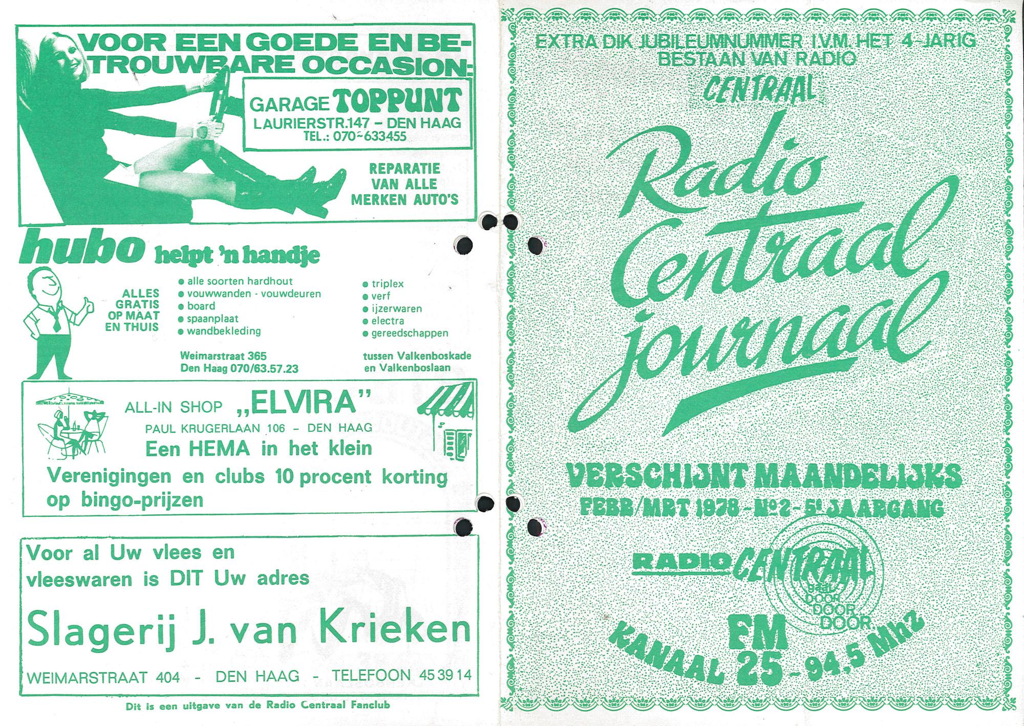 Radio Centraal Journaal - 19780200