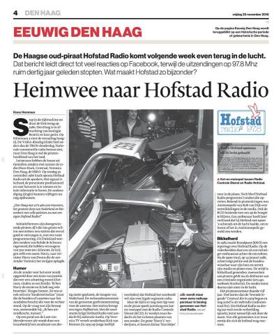20161125 Heimwee naar Hofstad radio.jpg