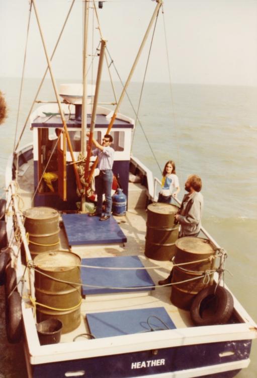 bevoorrading august 1984,Edward King,Jeanett, Stuart Payne( journalist).jpg