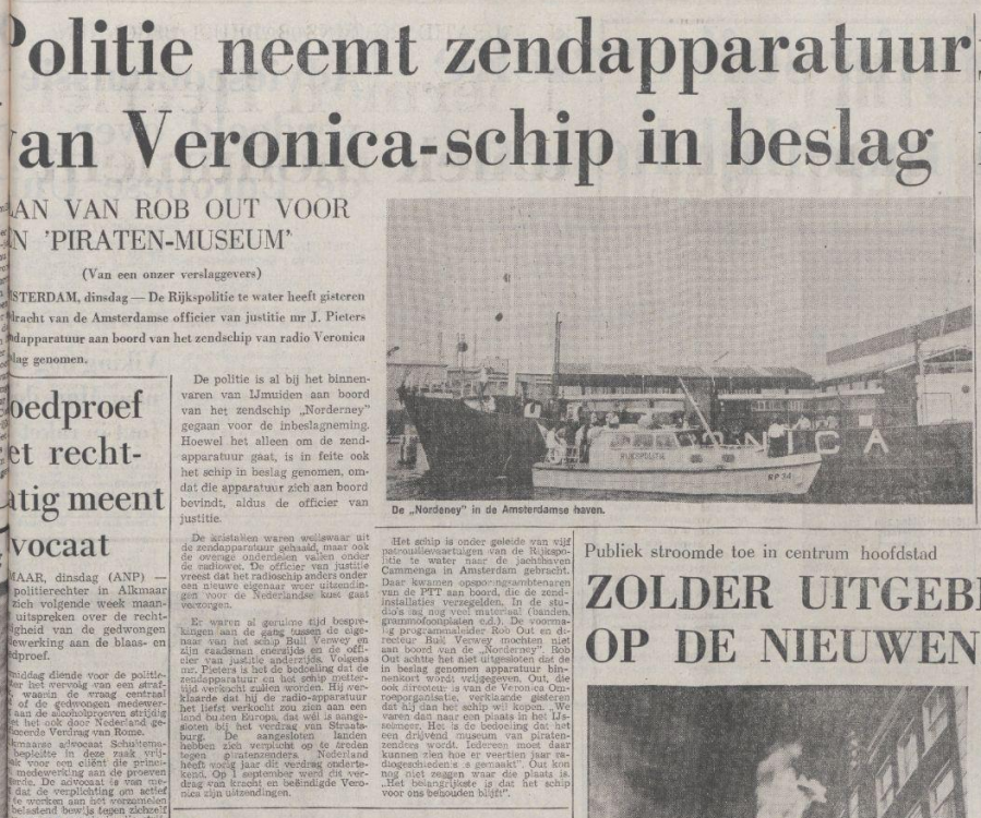 Veronica Politie neemt zendapparatuur in beslag 12-08-1975.png