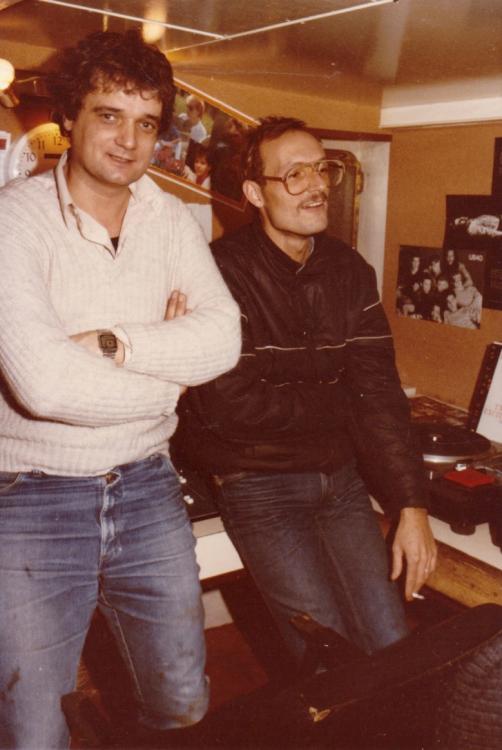 Fred Bolland, Ad Roberts november 1984  Ross Revenge .jpg