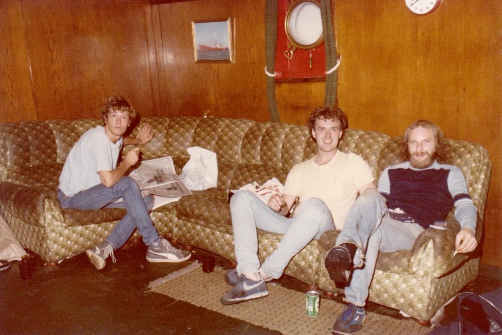 Frits Koning(Mulder) Theo Tromp, Mike Barrington Risse Revenge 1985.jpg