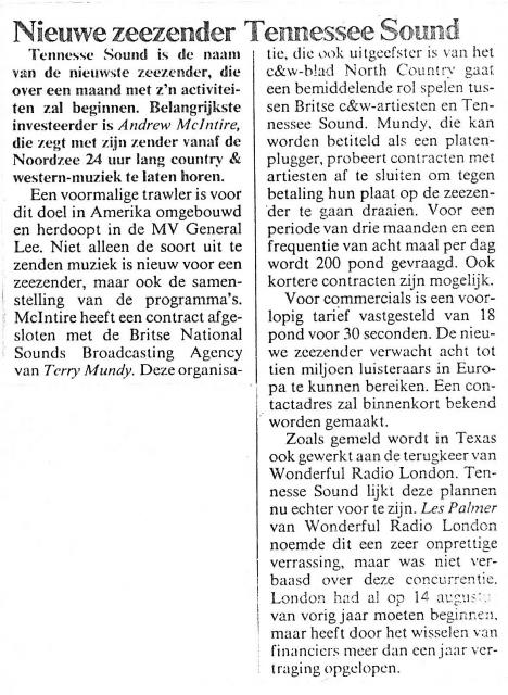 19850613 Adformatie Nieuwe zeezender Tennesse Sound.jpg