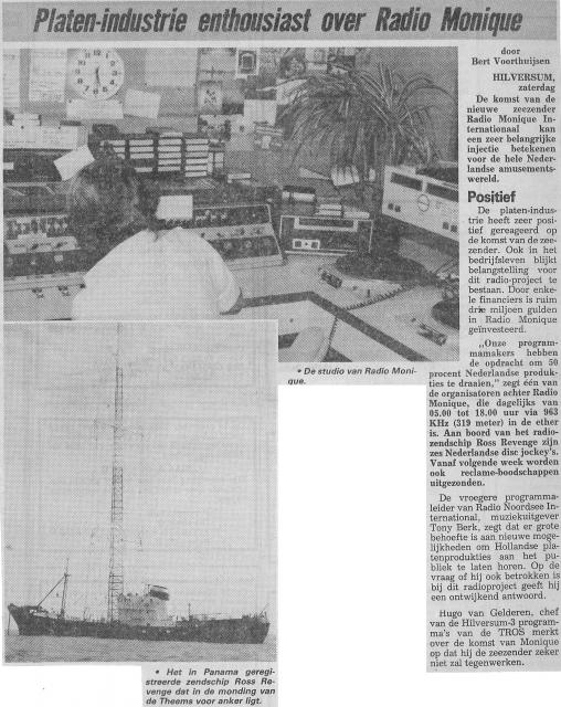 19841222 Tel Platenindustrie enthousiast over Radio Monique.jpg