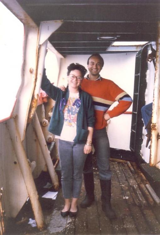 Jackie Lee, Leen Vingerling  Leendert october 1987.jpg