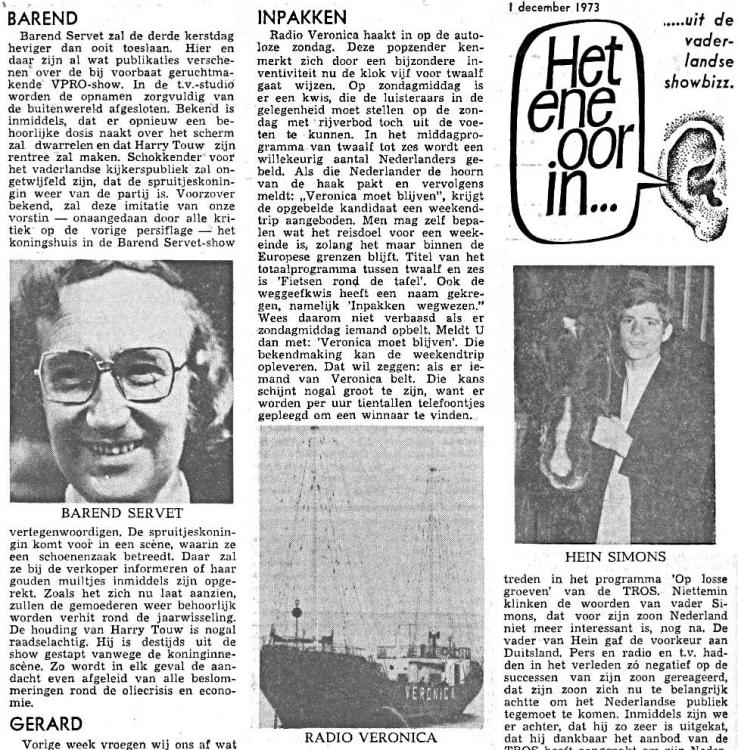 Veronica 1973-12-01 Inpakken. fietsen rond de tafel (Nieuwsblad Van Het Noorden)bew 2.jpg