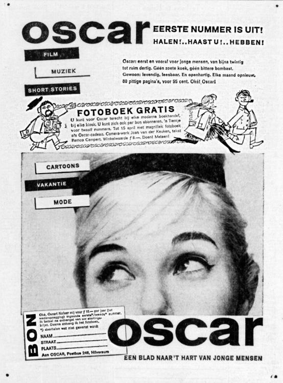 Oscar 1961-03-24 Nummer 1 is uit. Blad voor jonge mensen.jpg