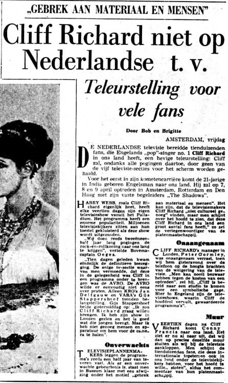 Cliff Richard 1962-03-16 Niet op televisie De Telegraaf.jpg