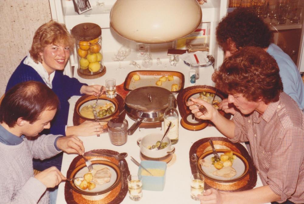 Simon Barrett, Grant Benson,Marjo Marcus , Leendert Vingerling Naaldwijk 1984.jpeg