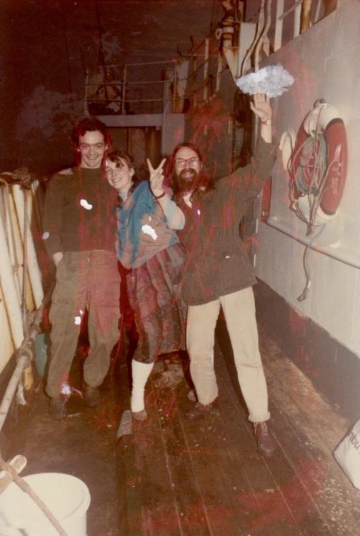 Fergie mcNeil, Fiona Jefferys,Bilbo .Ross Revenge 1985.jpg