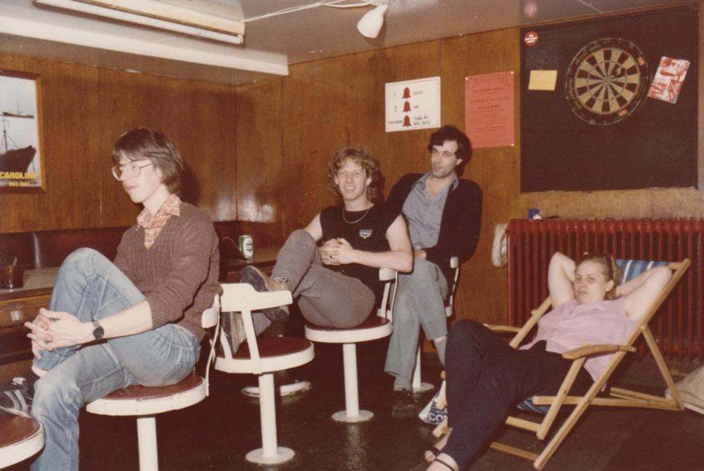 Dave Andrews ,James Day,Peter Philips, Elly van Amstel ,Ross Revenge 1985.jpg