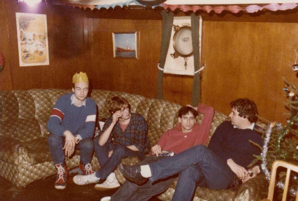 Leendert Vingerling, Frits Koning,Maarten de Jong, Fred Bolland, dec 1984 Ross Revenge.jpg