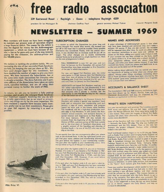Free Radio Association newsletter summer 1969 01.jpg
