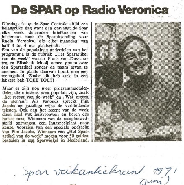 19710601_Spar vakantiekrant De SPAR op Radio Veronica.jpg