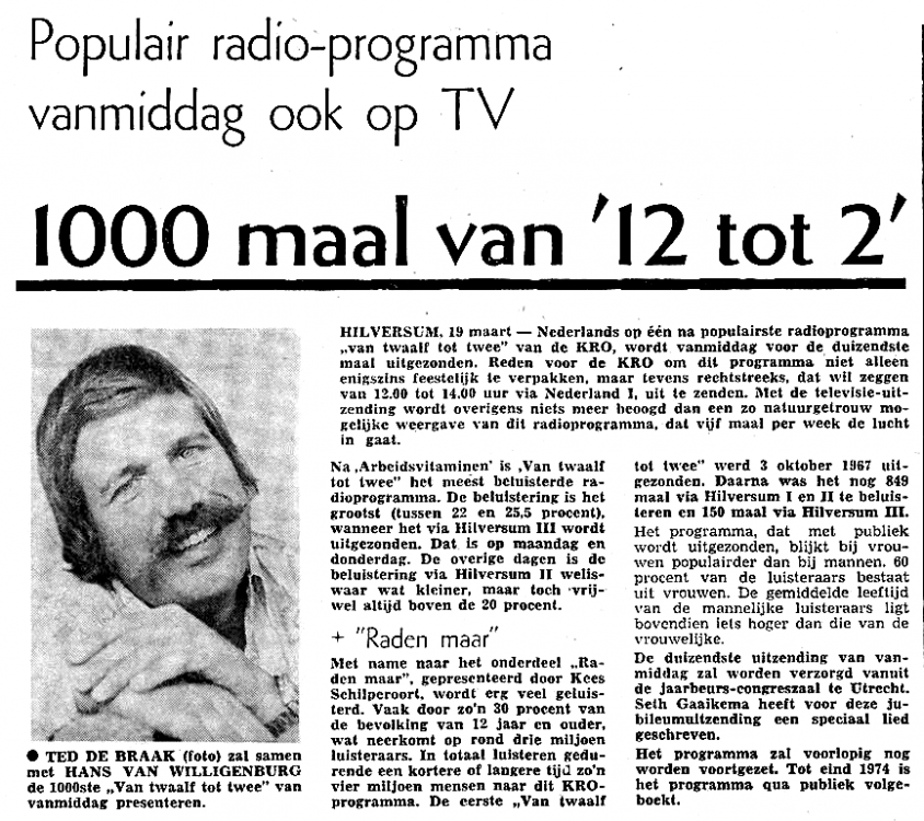 Van Twaalf tot Twee  . 1000 maal van 12 tot 2 (Limburgsch dagblad)19-03-1973 bew .png