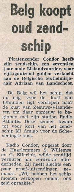 19731102 EC Belg koopt oud zendschip.jpg
