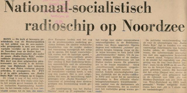 19710304 Maas en Roerbode Nationaal socialistische radioschip op Noordzee.jpg