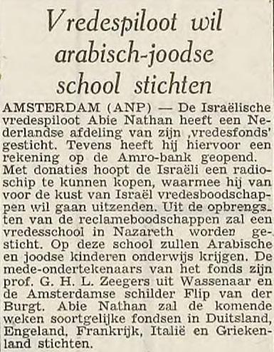19660920 PZC Vredespiloot wil arabisch-joodse school stichten.jpg
