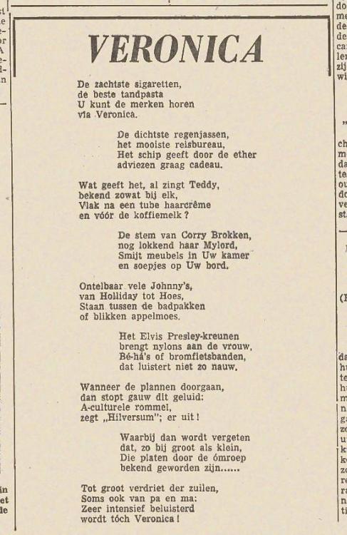 Veronica 1962-08-04 Gedicht over reclame, plaatjes en misschien alweer het einde van Veronica (Nieuwe Tilburgsche courant).jpg