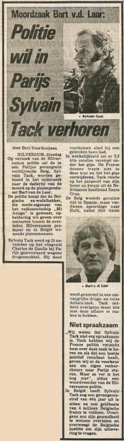 19811216 Telegraaf Politie wil in Parijs Sylvain Tack verhoren.jpg