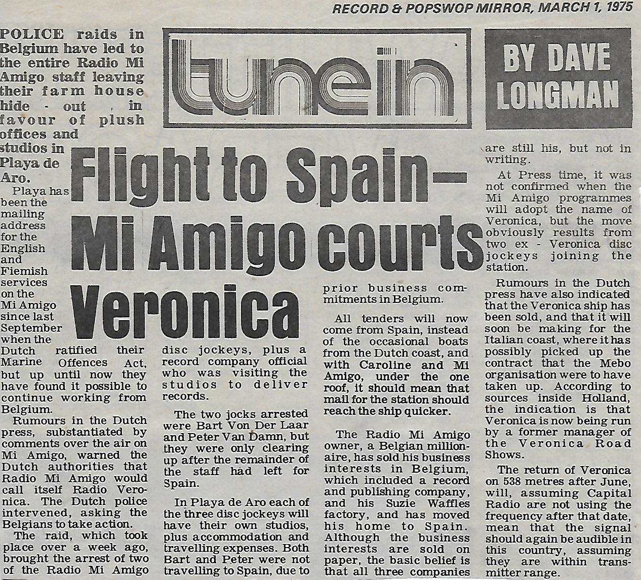 19750301 RM Flight to Spain Mi Amigo courts Veronica.jpg