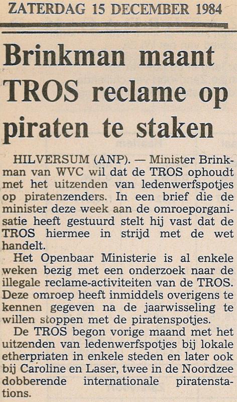 19841215 Brinkman maant TROS reclame op piraten te staken.jpg