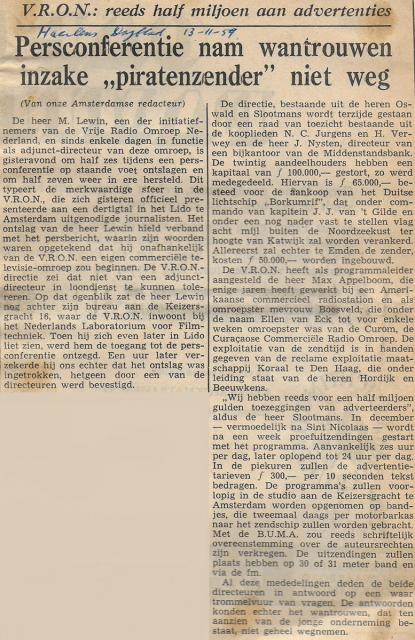 19591113 Haarlems Dagblad Persconferentie nam wantrouwen inzake piratenzender niet weg.jpg