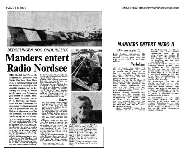 19700831 PZC Manders entert Radio Nordsee