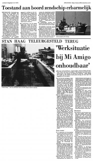 19780404 Leidsch Dagblad Werksitualtie bij Mi Amigo onhoudbaar.jpg