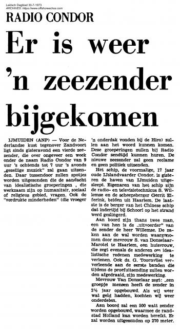 19730730 Leidsch Dagblad er is weer een zeezender bijgekomen.jpg