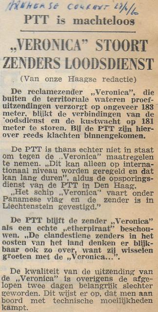 19600428 arnhemsche courant Veronica stoort zender loodsdienst.jpg