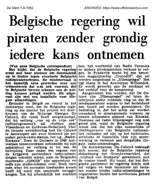 19620601 De Stem Belgische regering wil piraten zender grondig iedere kans ontnemen.jpg