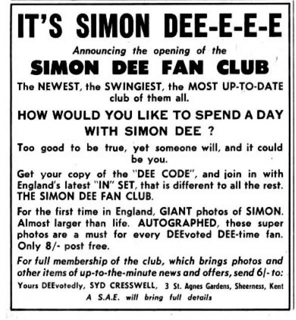 19671021 NME Simon Dee Fan club.jpg