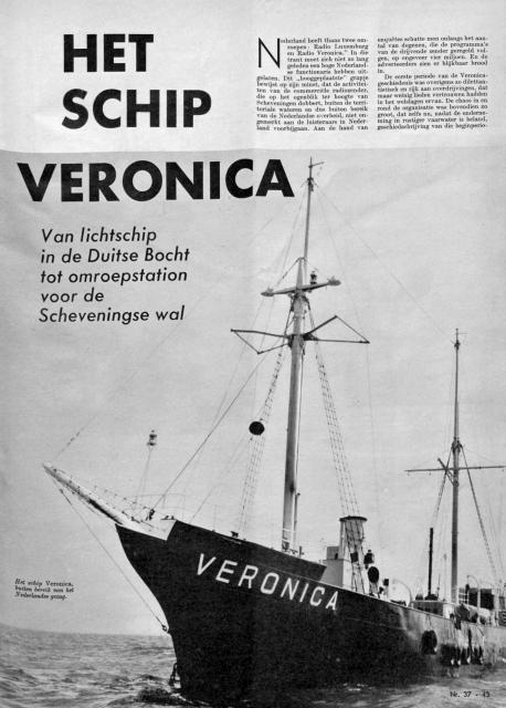 19610916 Katholieke Illustratie Het schip Veronica 01.jpg