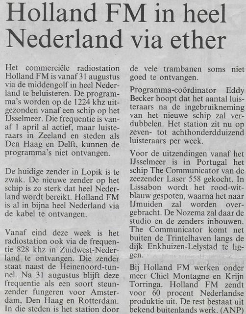 19940611 LC Holland FM in heel Nederland via ether.jpg