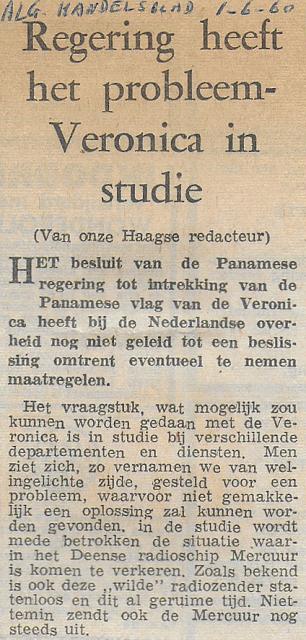 19600601 Alg Handelsblad Regering heeft het probleem-Veronica in studie.jpg