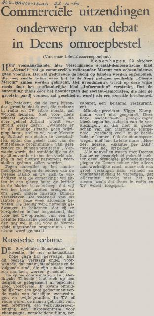 19601022 Alg Handelsblad Commerciele uitzendingen onderwerp van debat in Deens omroepbestel.jpg