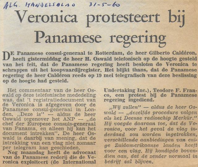 19600531 Alg Handelsblad Veronica protesteert bij Panamese regering.jpg