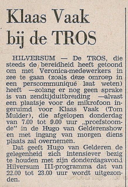 19730822 Tubantia Klaas Vaak bij de TROS.jpg