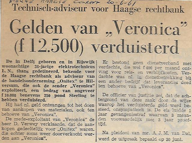 19610620 nieuwe haagsche courant Gelden van Veronica verduisterd.jpg