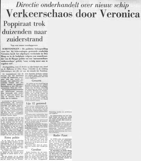 19730409 Vaderland Verkeerschaos door Veronica.jpg