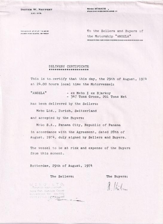 1974-08-29 - Delivery Certificate - MEBO SA - Angela (ex MEBO I).jpg