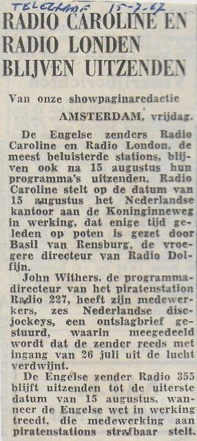 19670715 Tel Radio Caroline en Radio Londen blijven uitzenden.jpg