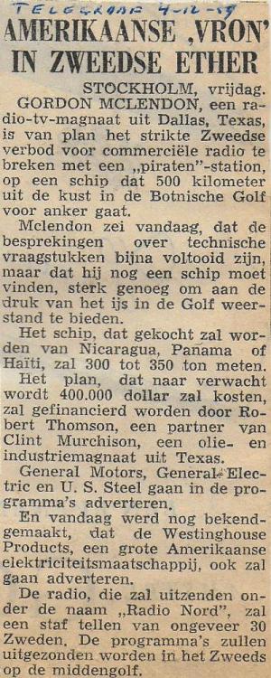 19591204 Telegraaf Amerikaanse VRON in Zweedse ether.jpg